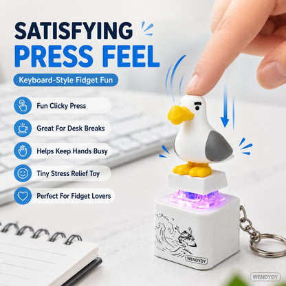 🦜 Mine Little Bird – Hlasom ovládaný svietiaci prívesok 💡