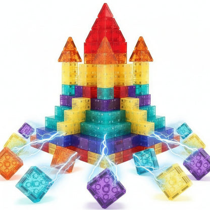 🧲🧱 Magnetické stavebnice pre deti – Neobmedzená kreativita a STEM zručnosti! ✨