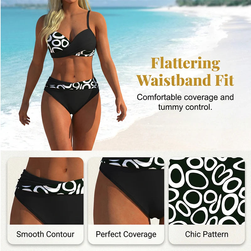 👙 50 % ZĽAVA NA OBMEDZENÚ DOBU! ✨ Dvojdielne dámske bikiny s push-up efektom