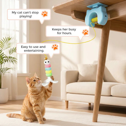 🐈Automatická mačacie hračka s navíjacím mechanizmom💡