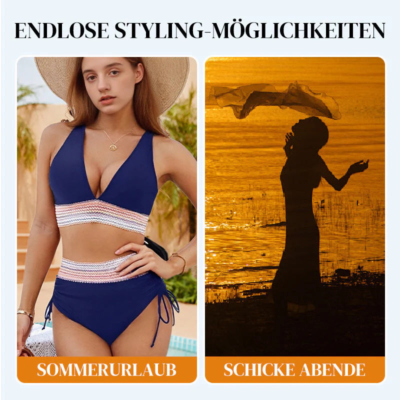 👙 Vysokopásové bikiny, ktoré tvarujú bruško – sebavedomie na pláži hneď! ✨ Letná must-have 🔥