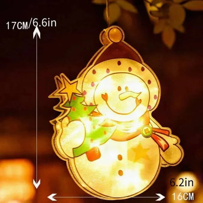 【🎄🎄Vytvorte slávnostnú atmosféru】Zaveste vianočné svetielka na okná