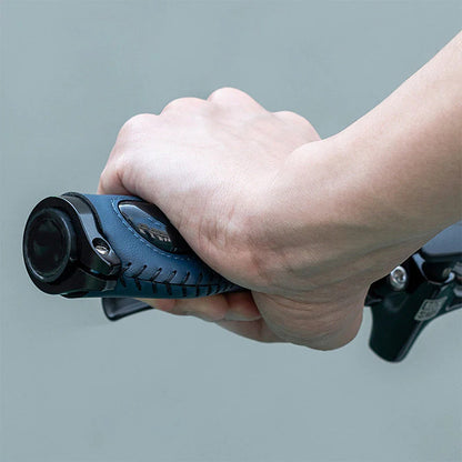 🖐️ Ergonomické rukoväte riadidiel s opierkou pre dlane – krídlový dizajn, dvojité zaistenie a tlmiaci TPR ✨