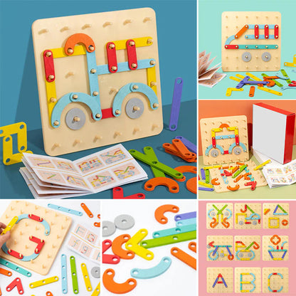 【🧩 Nechajte deti užívať si učenie hrou.】Montessori hádanky