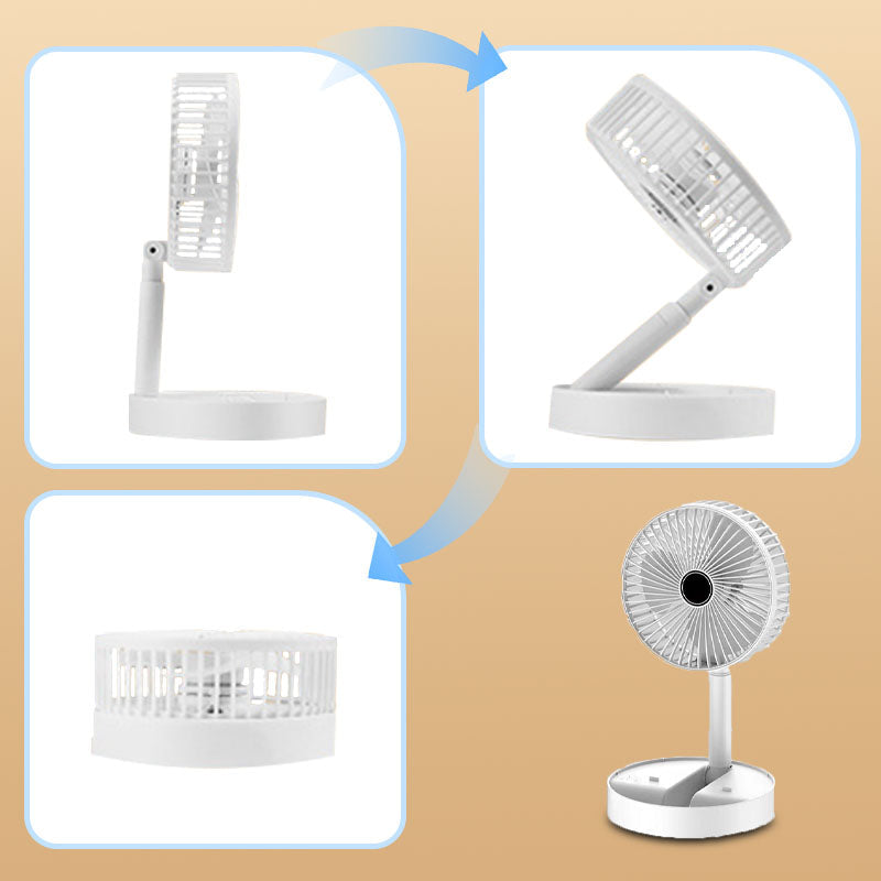 🌬️ Skladací ventilátor do zásuvky – chladivý vietor kdekoľvek! ❄️