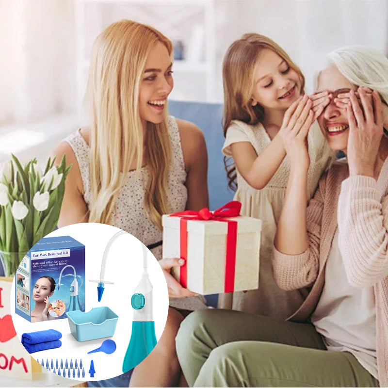 🧼 Bezpečná sada na čistenie uší – silikón + výmenné nástavce 😌