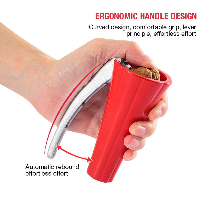 Ergonomický lúpač orechov – odolná zliatina hlinka, stabilný a ľahko použiteľný