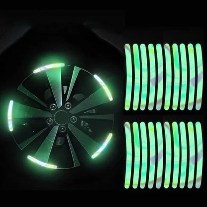 ✨ Reflexné nálepky na disky kolies – viditeľnosť a štýl aj v noci! 🚗