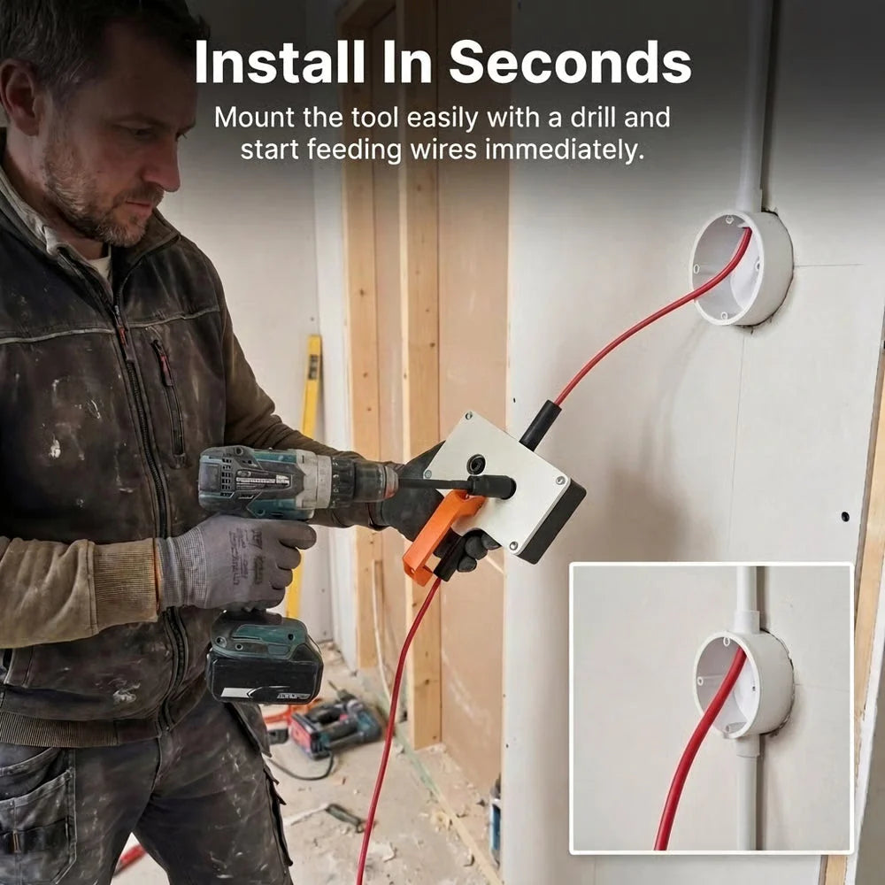 🛠️🔌 Nástroj na ťahanie káblov – Rýchla a pohodlná inštalácia do potrubia! ✨