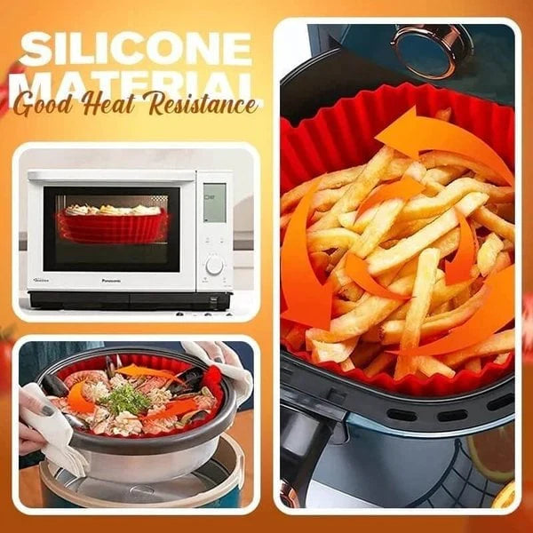 🍳Silikónový plech na pečenie do fritézy – bezpečný, odolný a perfektný pre zdravé jedlá! ✨