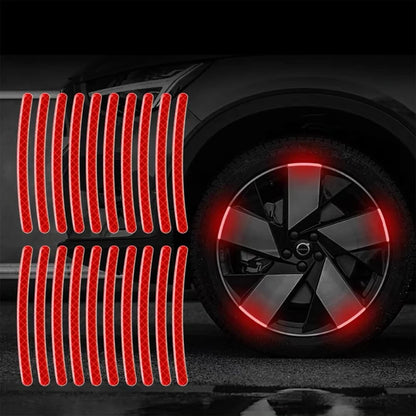 ✨ Reflexné nálepky na disky kolies – viditeľnosť a štýl aj v noci! 🚗