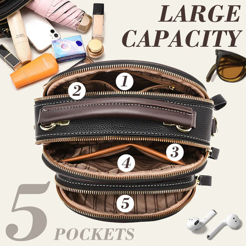 💼 Viacpriehradková Taška Z Umelej Kože – Štýl A Praktickosť V Jednom! 👝