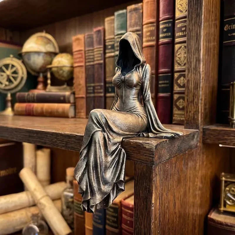 🖤 Vnes do svojho domova temnú eleganciu – detailne prepracovaná gotická socha Bohyne smrti ✨