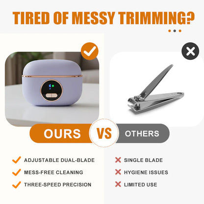 ✂️Multifunkčné elektrické klieštiky na nechty  Koniec s neporiadkom pri strihaní nechtov