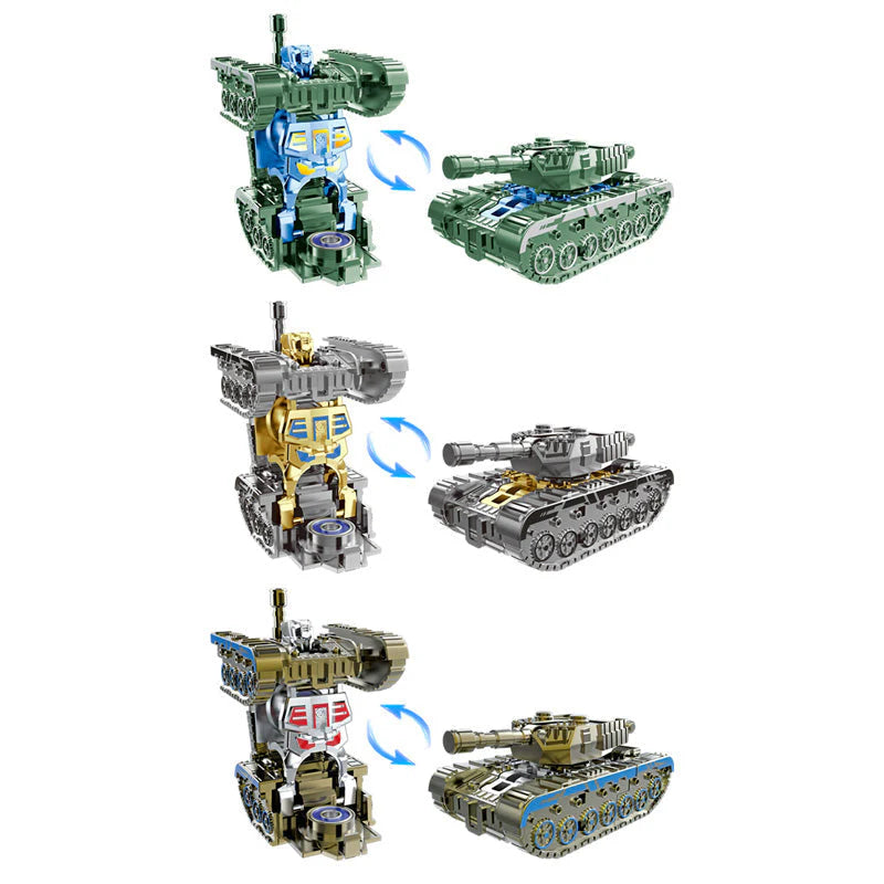 🤖 Transformovateľný prstový spinner – 2 hry v 1, zmierni stres a rozbav sa!