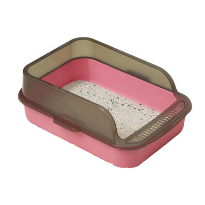 Polouzavretá toaleta pre mačky