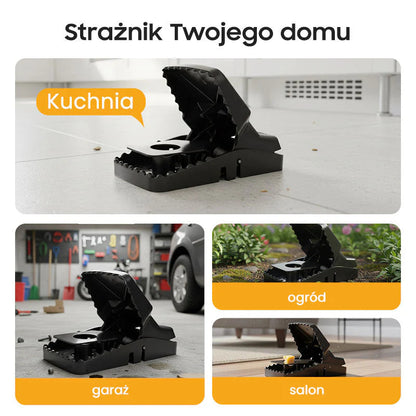 😱 Potkany v dome alebo stodole? Opakovane použiteľná pasca na potkany s veľmi citlivým spúšťovým mechanizmom! 🐀🪤