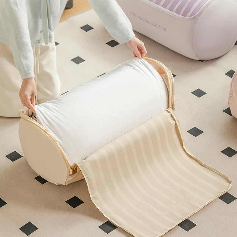 😍 Kompresná taška na deky so zipsom – viac miesta v skrini bez poškodenia nadýchanosti! 🛏️