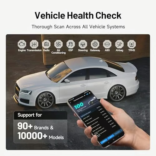 Kontrola stavu vozidla Diagnostický nástroj pre všetky systémy v systémoch iOS a Android