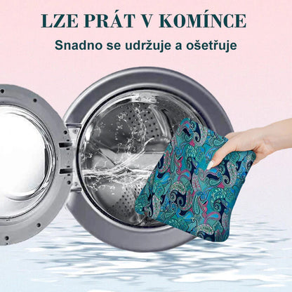 👖 Elastické Nohavice s Etnickou Potlačou – Patchwork + Elastický Pás + Všetky Velikosti! ✨
