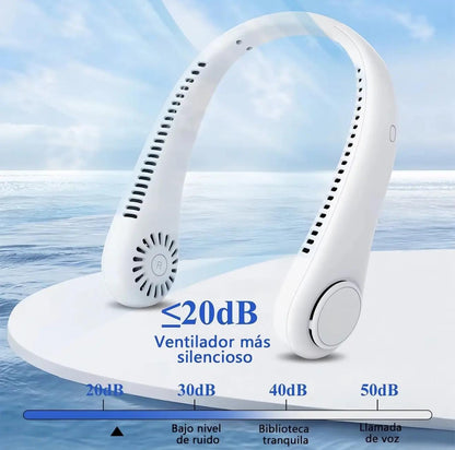 🌬️ Konečne chladivo aj v horúčavách – ventilátor na krk bez lopatiek! ✨