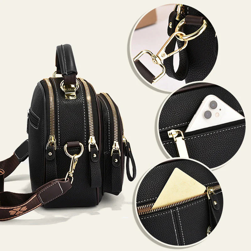 💼 Viacpriehradková Taška Z Umelej Kože – Štýl A Praktickosť V Jednom! 👝