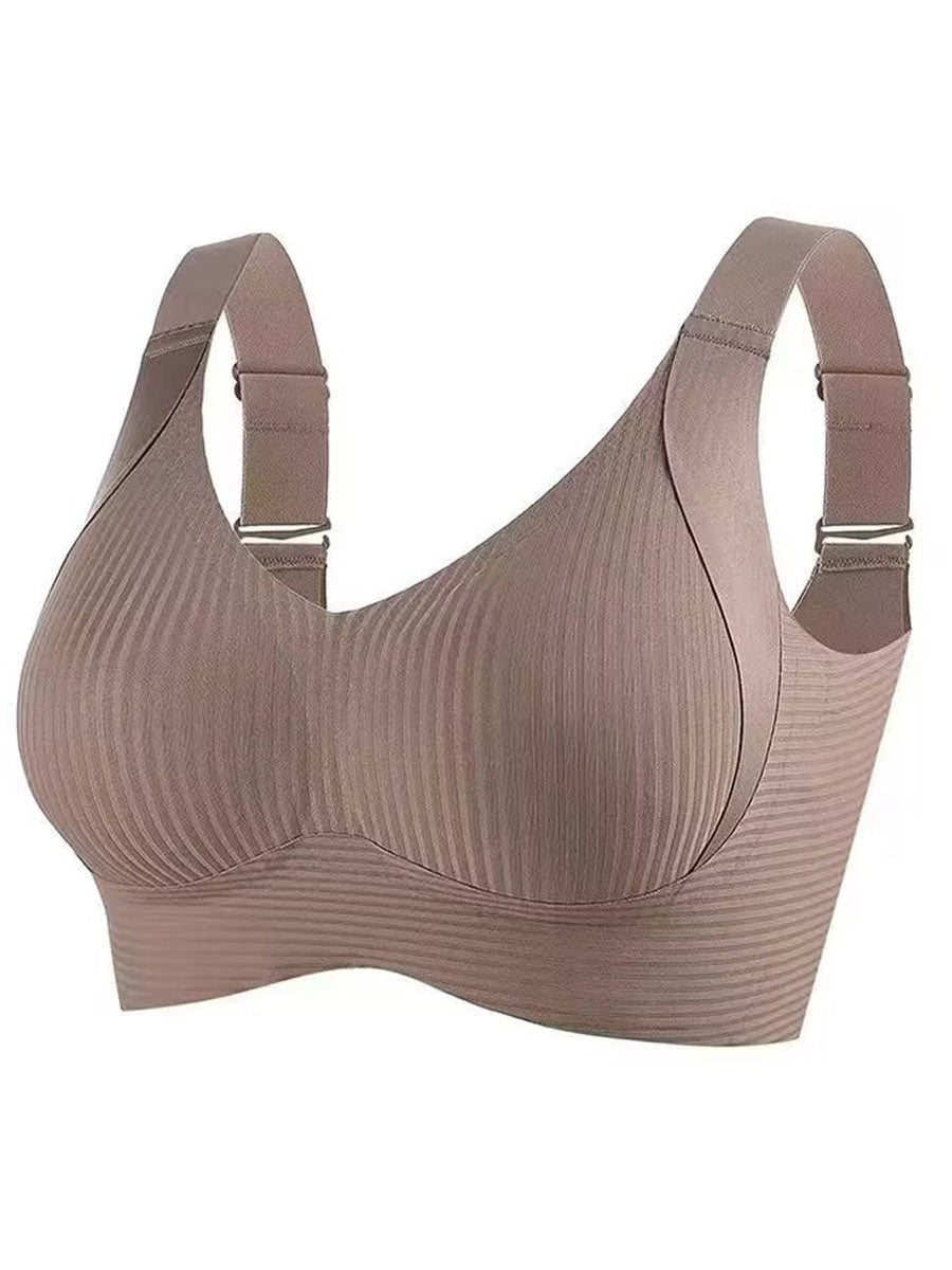 🔥👙Spevnite ovisnuté prsia bez kostíc – bezšvová push-up podprsenka. Na dobierku!