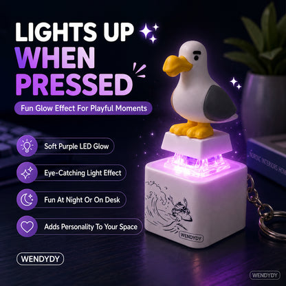 🦜 Mine Little Bird – Hlasom ovládaný svietiaci prívesok 💡