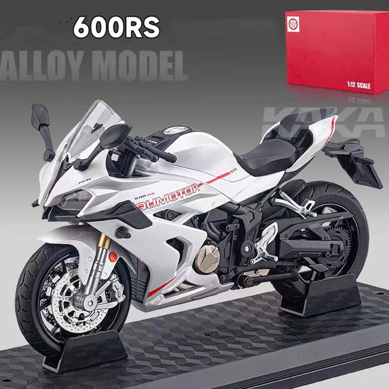 🌟 Model Motocykla 1:12 – Interaktívny Svietla + Zvuky! 🏍️