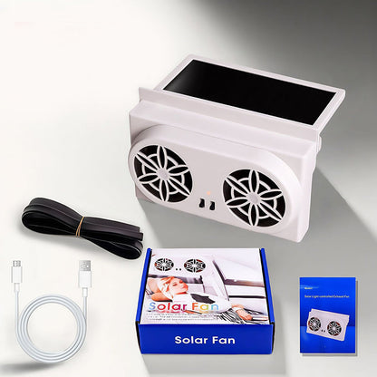 Solárny ventilátor do auta, ktorý ochladí vaše auto