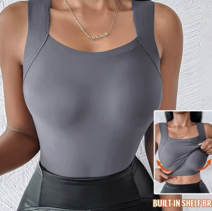 💖 (S-5XL) Tvarujúci top s integrovanou podprsenkou 💃