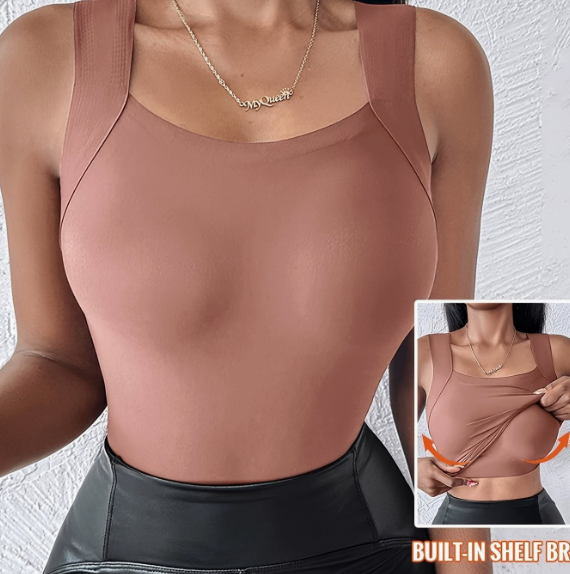 💖 (S-5XL) Tvarujúci top s integrovanou podprsenkou 💃