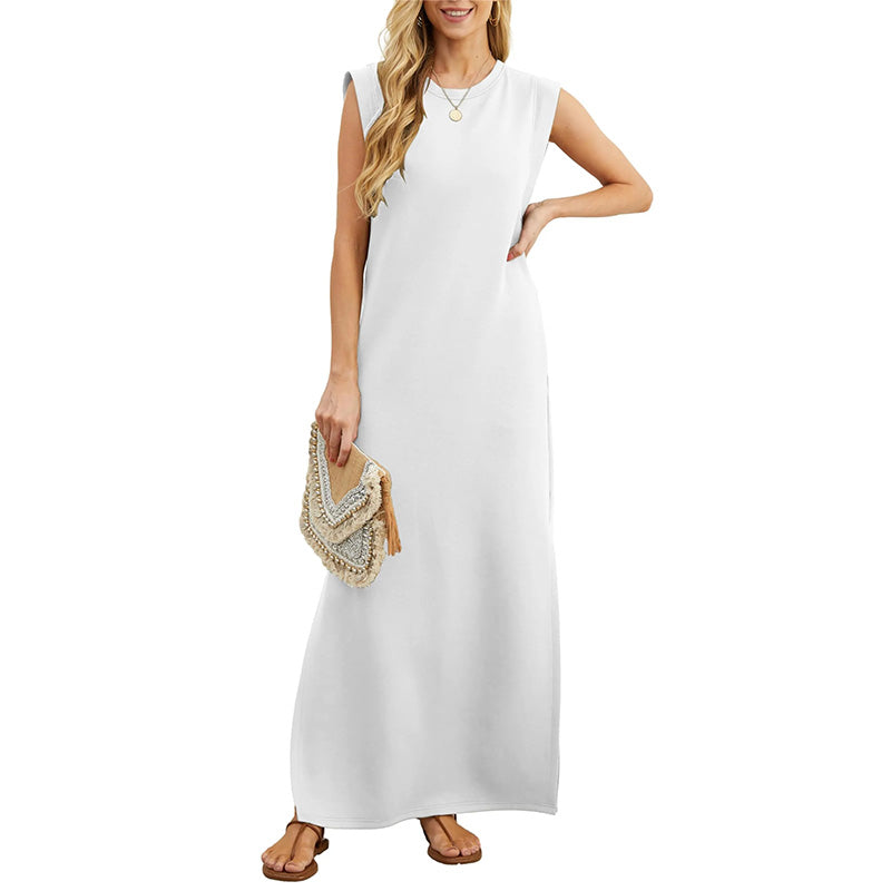 👗Dámske šaty pre voľný čas bez pokrčenia s rozdeleným lemom✨