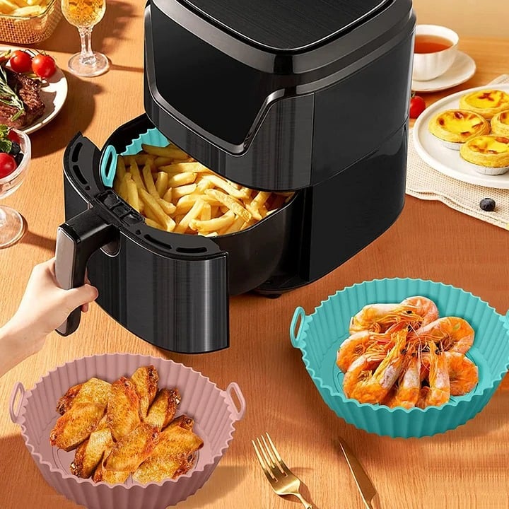 🍳Silikónový plech na pečenie do fritézy – bezpečný, odolný a perfektný pre zdravé jedlá! ✨