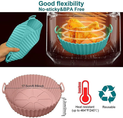 🍳Silikónový plech na pečenie do fritézy – bezpečný, odolný a perfektný pre zdravé jedlá! ✨