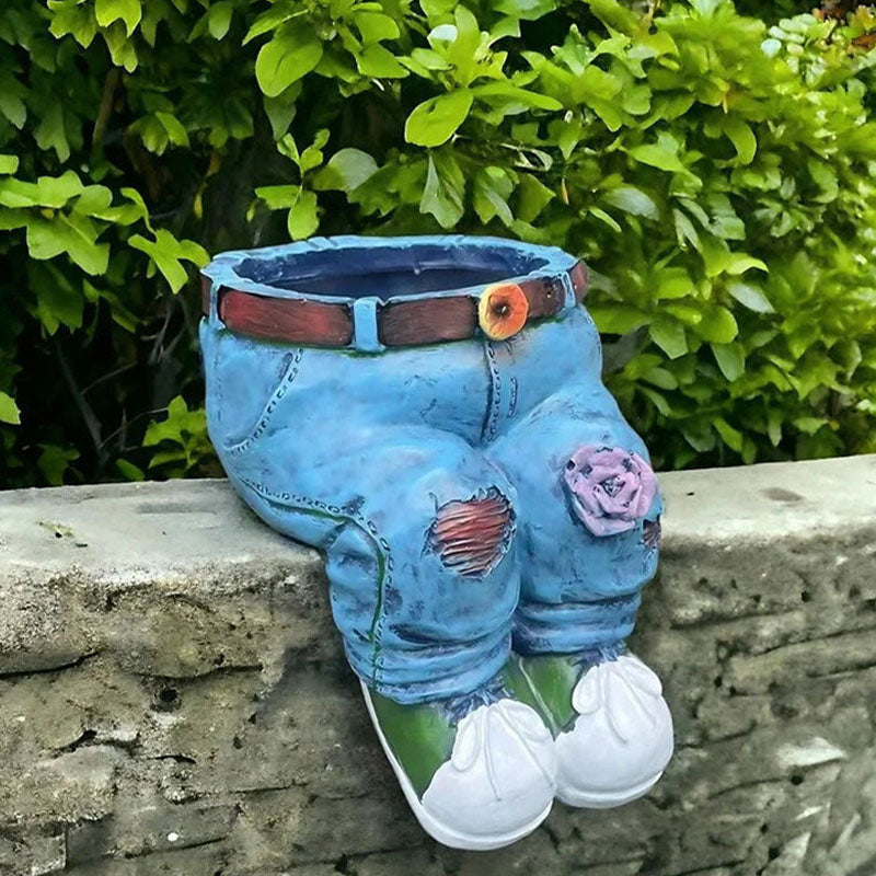 🌷Kreatívne 3D kvetináč v tvare džínsov