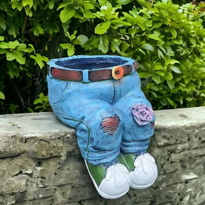 🌷Kreatívne 3D kvetináč v tvare džínsov
