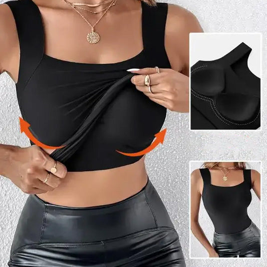 💖 (S-5XL) Tvarujúci top s integrovanou podprsenkou 💃