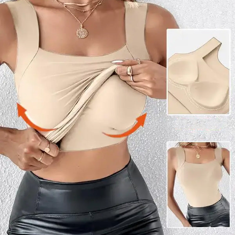 💖 (S-5XL) Tvarujúci top s integrovanou podprsenkou 💃