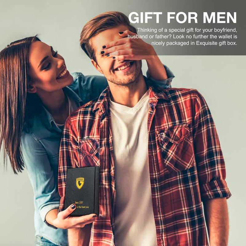 👛👛Pánska ultra tenká peňaženka s RFID blokovaním