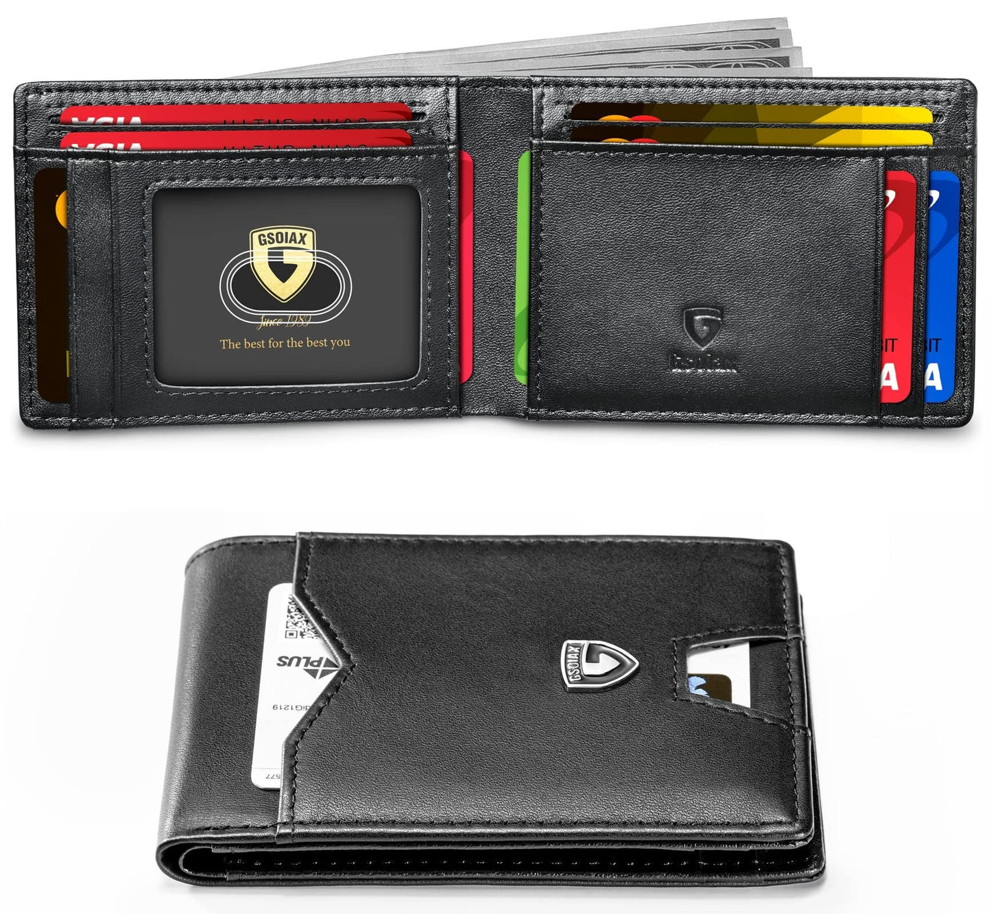 👛👛Pánska ultra tenká peňaženka s RFID blokovaním