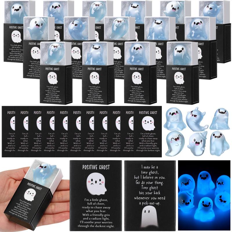 【🎁 Čím viac nakúpite, tým viac zliav získate】Mini dekorácia ducha, ktorá svieti v tme