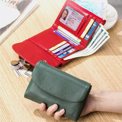 🔒 RFID ochranná kožená peňaženka – Bezpečnosť + organizácia, štýl pre každy deň! 💼