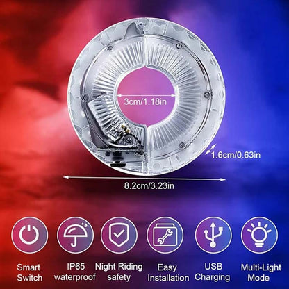 🌟 LED Svetlo Na Náboji Bicykla – Bezpečnosť A Štyl Pre Nočnú Jazdu! 🚴♂️