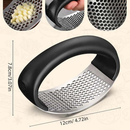 【 🔥Kúpte 1 kus a získajte 2 zadarmo (3 kusy)】🍳 Nový Lis Na Cesnak Z Nerezovej Ocele – Rýchla Príprava Bez Stresu! 🧄