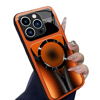 📱✨ Magnetické puzdro na telefón z tvrdeného skla – odolné proti nárazom, kompatibilné s MagSafe ✨