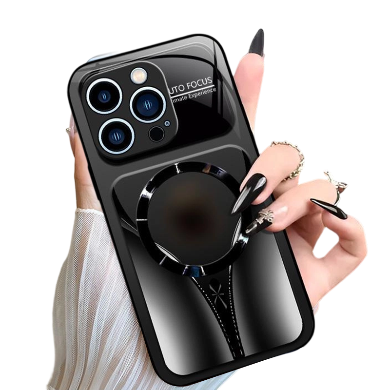 📱✨ Magnetické puzdro na telefón z tvrdeného skla – odolné proti nárazom, kompatibilné s MagSafe ✨